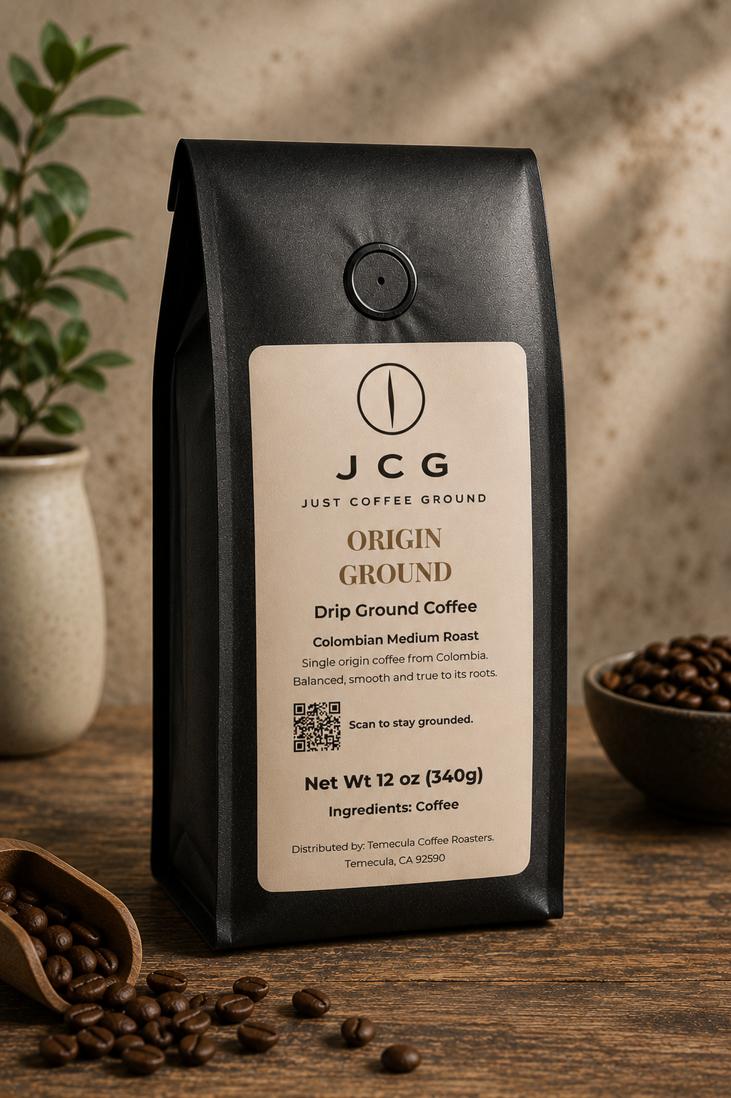 Origin Ground – Colombian Medium Roast Drip Coffee